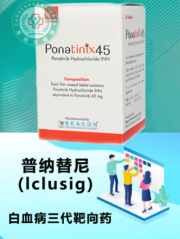 普纳替尼(Ponatinib,lclusig)白血病三代靶向药 普纳替尼(Ponatinib,lclusig)白血病三代靶向药